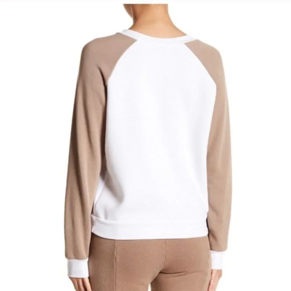 WILDFOX White Wake me at Sundown Crew Neck Sweatshirt worn once.too small. - Picture 2 of 8